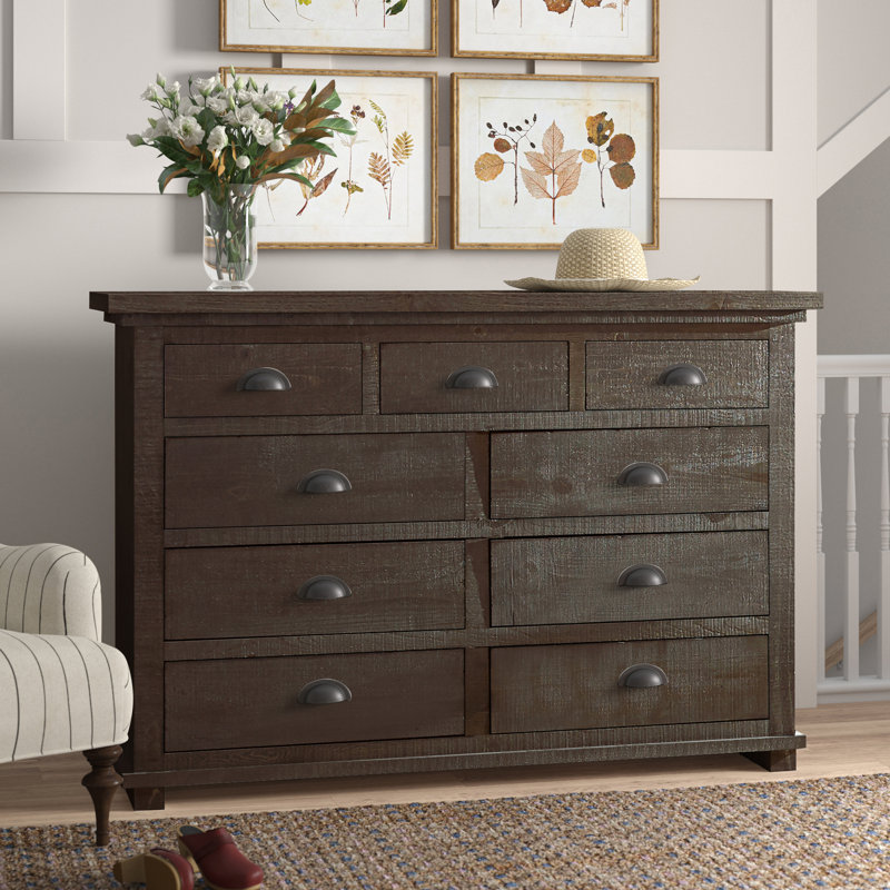 Woodson 9 Drawer Double Dresser & Reviews Birch Lane